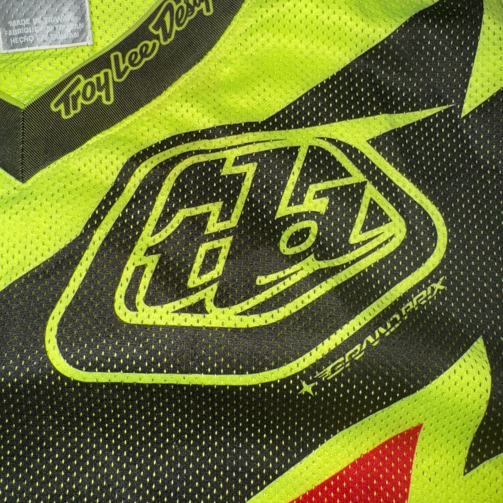 Troy Lee Designs Neon Yellow Jersey Sku024 - Picture 3 of 7